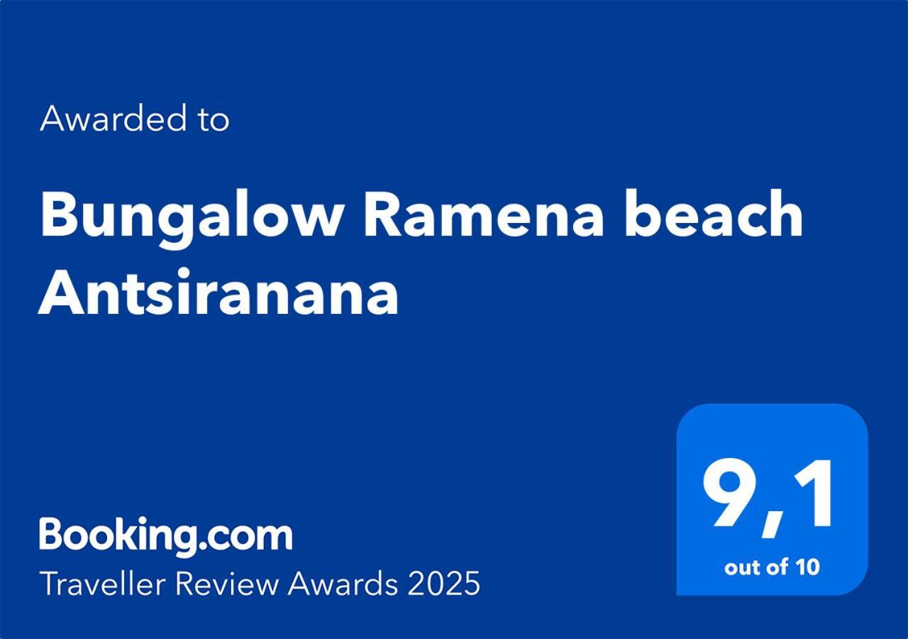 Bungalow Ramena Beach Antsiranana Andjamen Exteriör bild